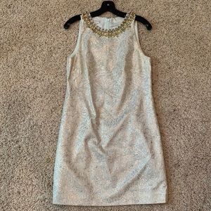 Maggy London Beaded Neckline Dress